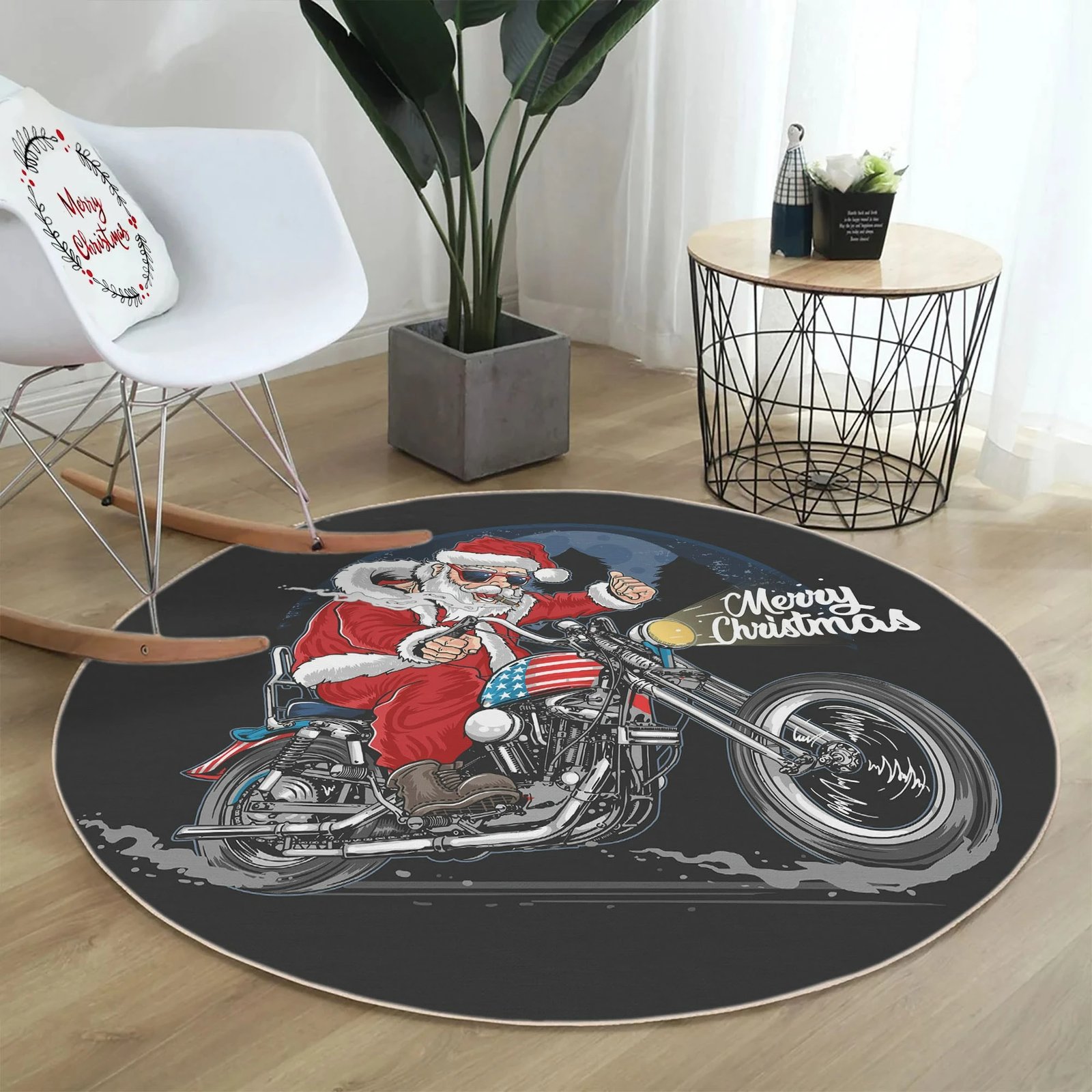 Qilim i rrumbullakët, shumëngjyrësh, Conceptum Hypnose, 150 cm, Woopamuk456