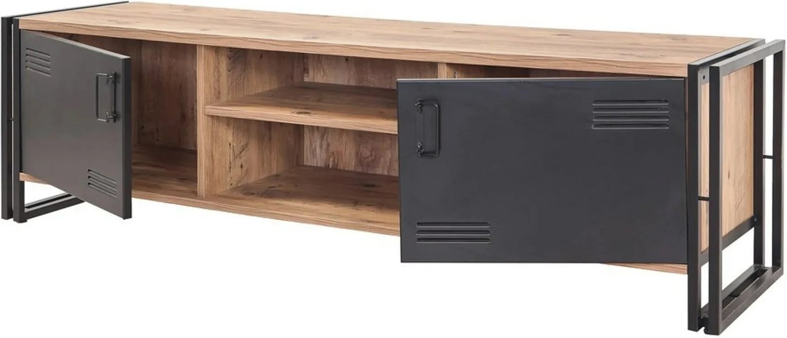 Set mobiljesh për dhomë dite, Skye Decor, Cosmo Takım 25, ngjyrë pishë Atlantike dhe e zezë