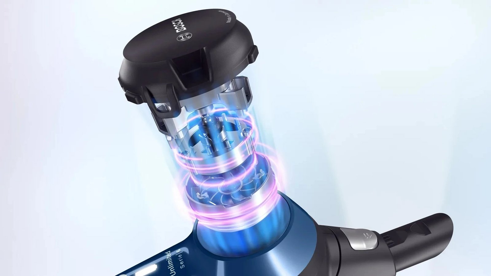 Fshesë elektrike Bosch Serie 6 BCS611P4A, pa kabllo, 0.3 L, e zezë