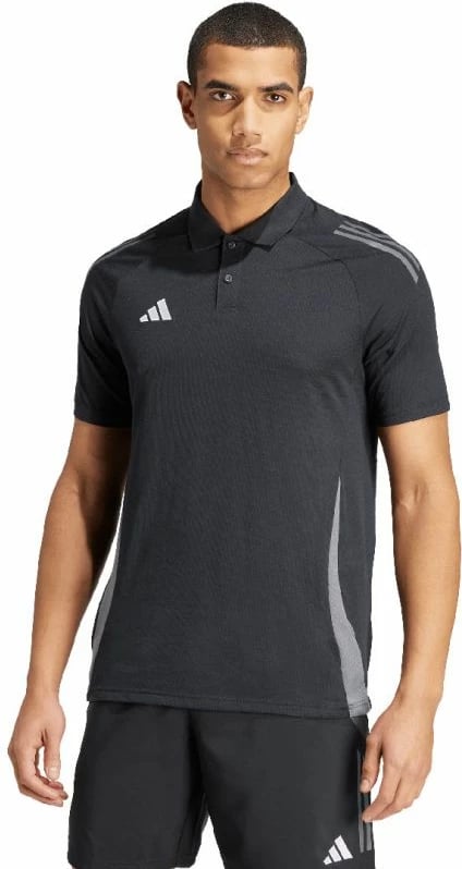 Maicë polo për meshkuj adidas Tiro 24, e zezë