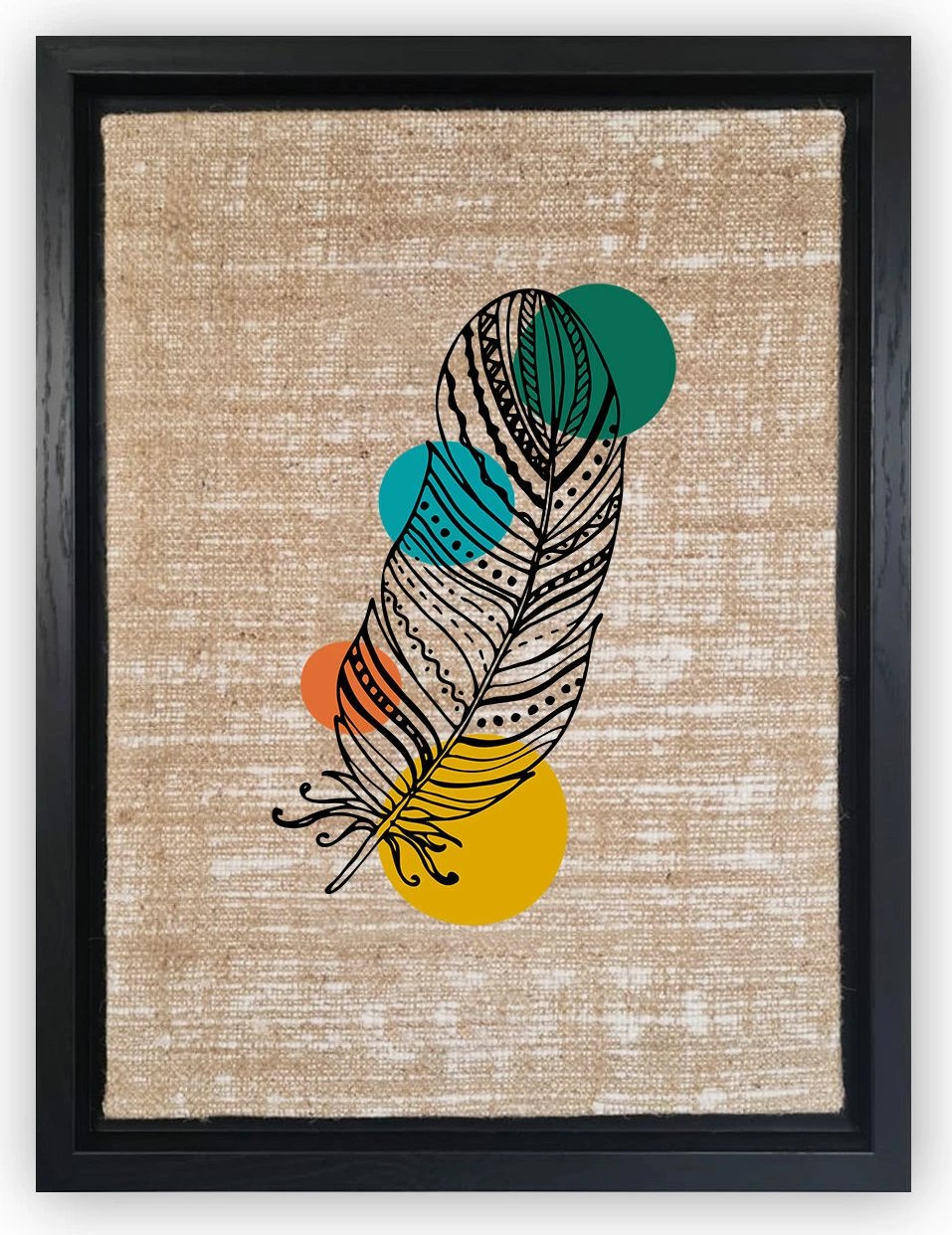 Pikturë dekorative në kanavacë, shumëngjyrëshe, Wallity LSJ319568870863, 36x46cm