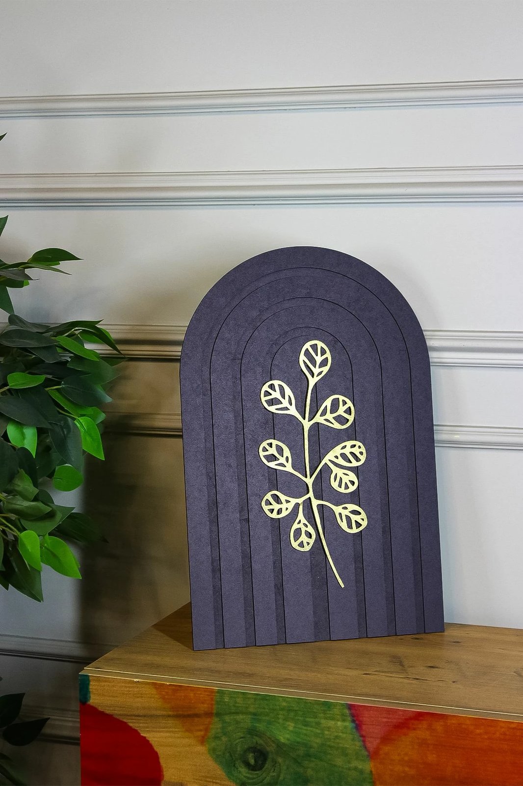 Pikturë dekorative, shumëngjyrëshe, Wallity, Ersy3Doval7-3045, 30x45x2cm