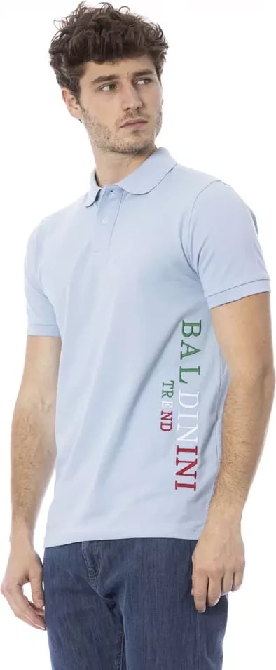 Maicë polo për meshkuj Baldinini Trend, e kaltër