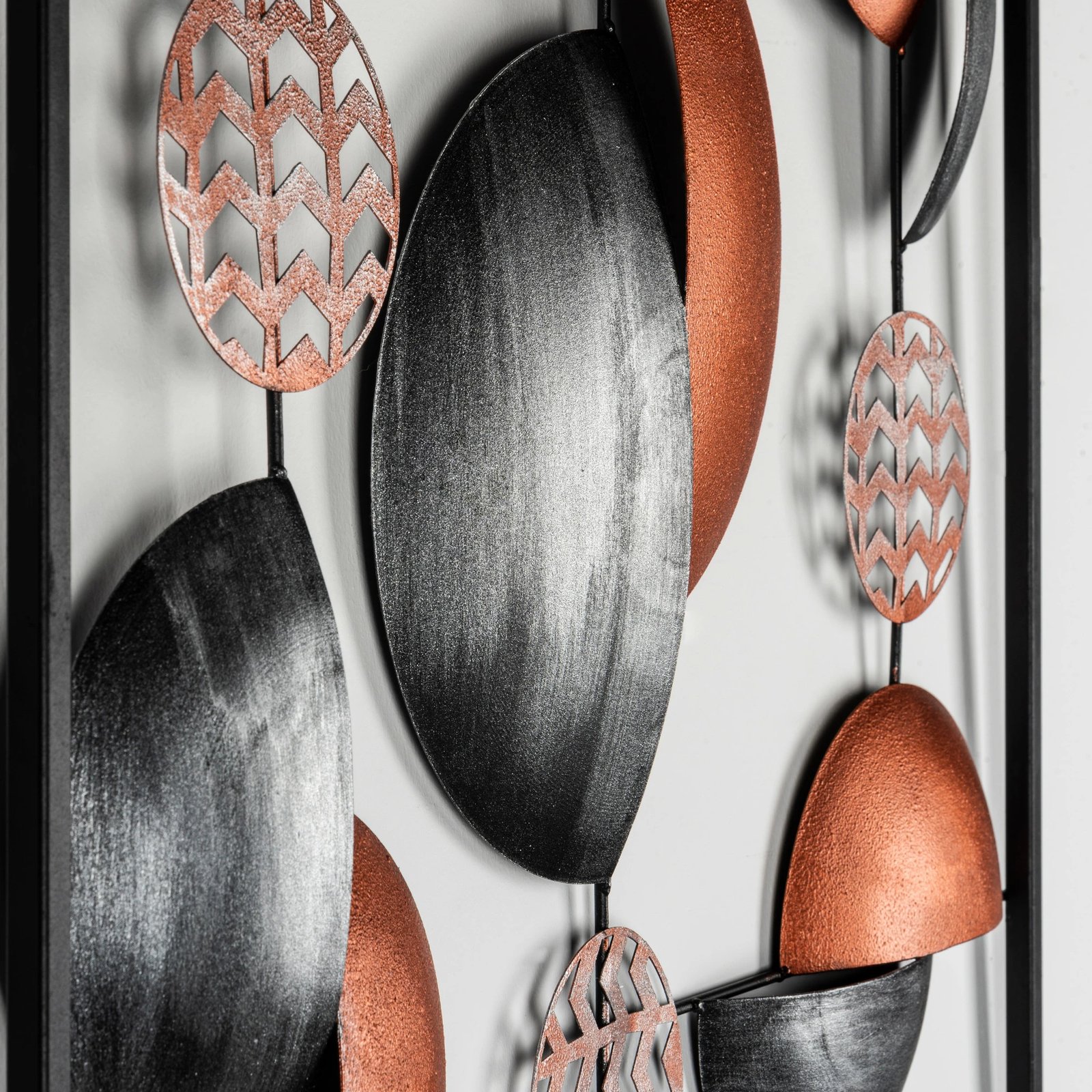 Aksesor dekorativ metalik për mur, Wallity Aurora, CH101-4