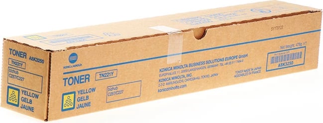 Toner, Konica Minolta, TN227Y/ACVH250, 21000 faqe, e verdhë
