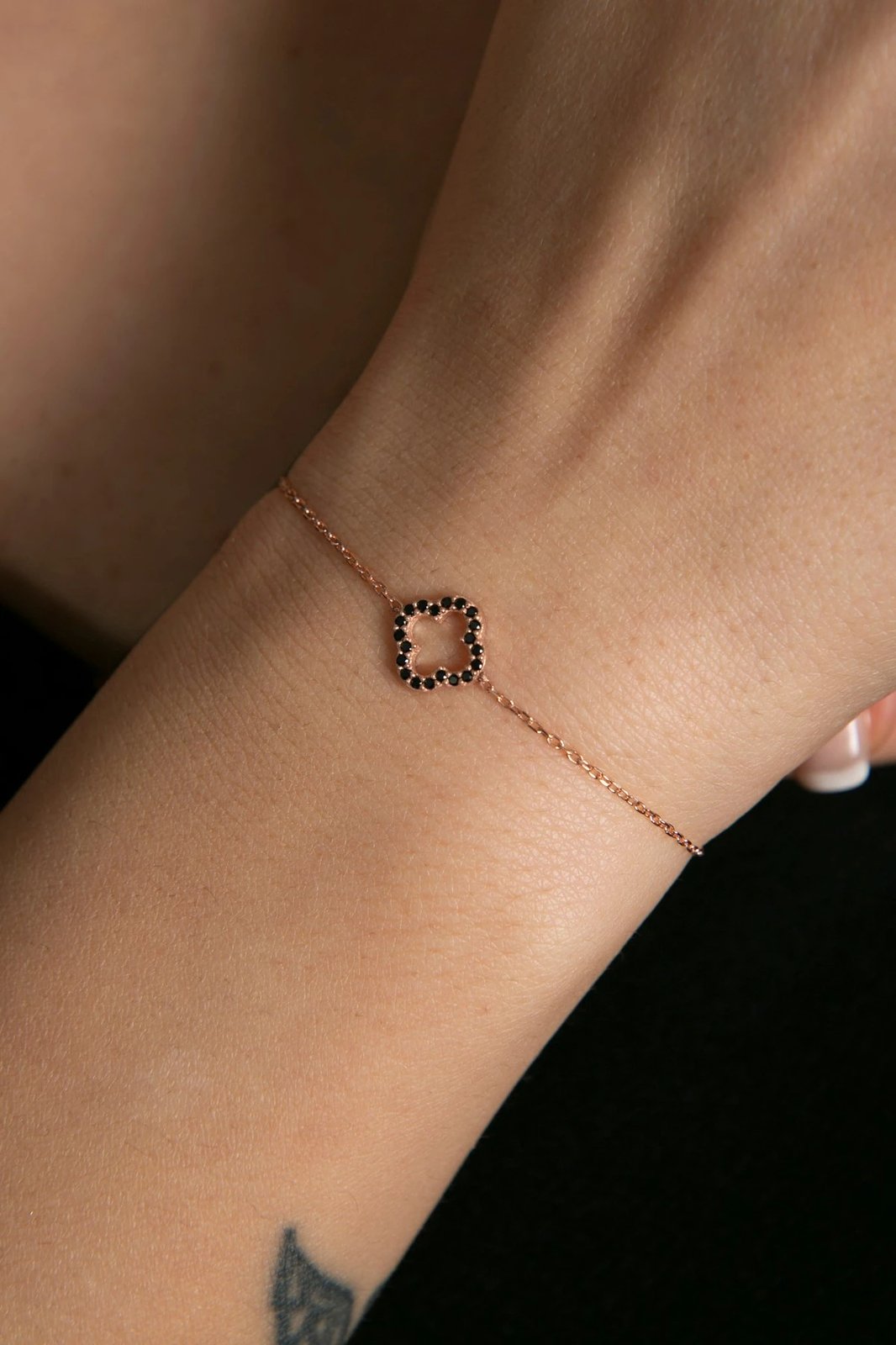 Byzylyk argjendi, ngjyrë rozë e artë, Elika Silver, FA182951R