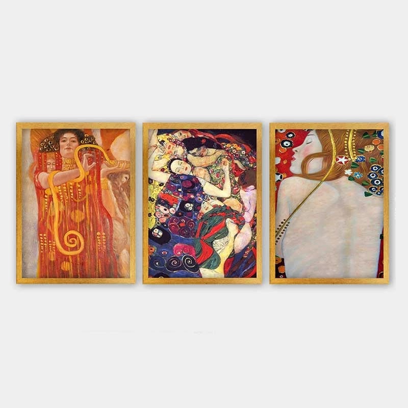 Pikturë dekorative me kornizë (3 copë), Wallity, 3AC_UN987528_3545