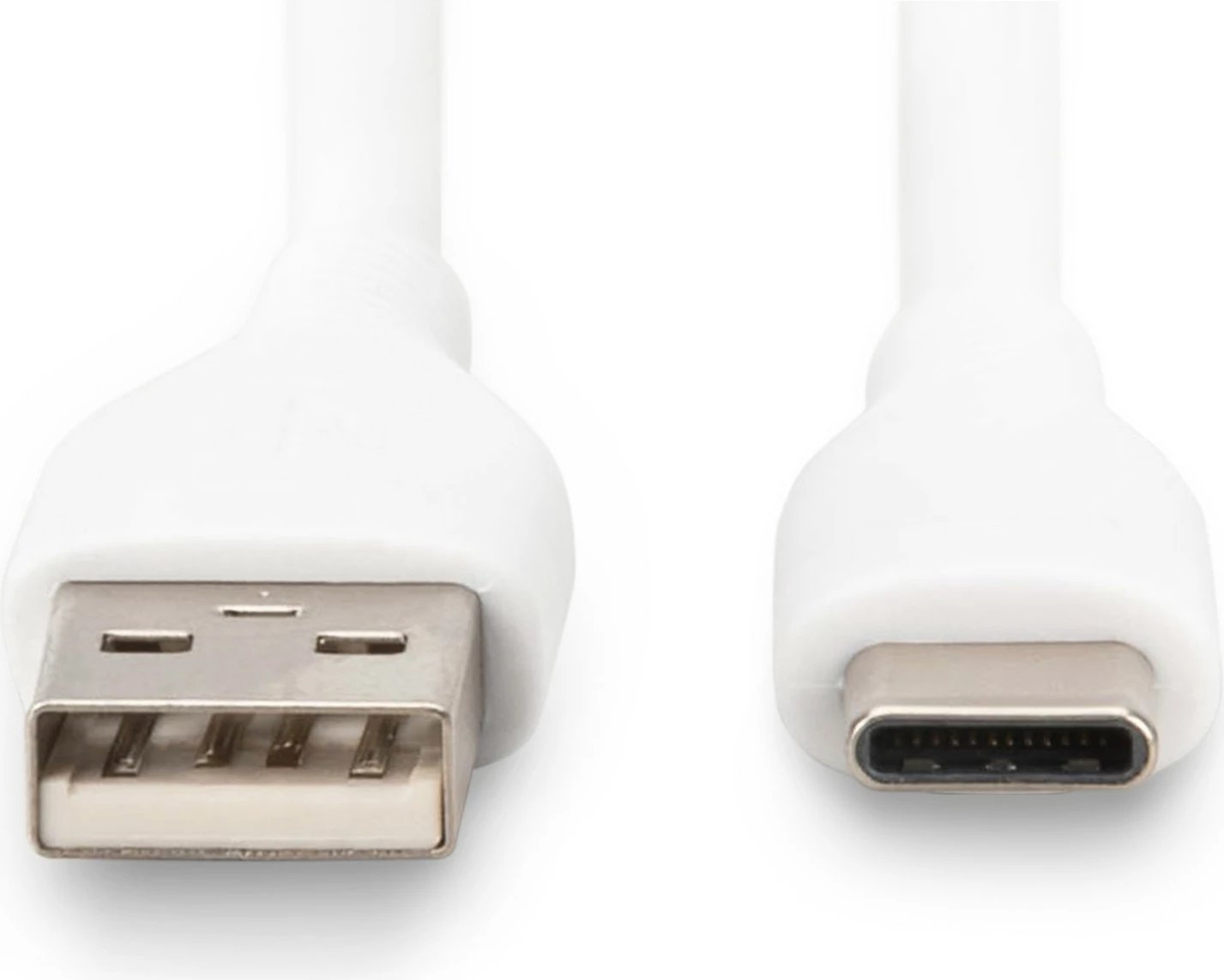 Kabëll USB-C Digitus, 1m, USB A në USB C, i bardhë Kabëll USB-C Digitus, 1m, USB A në USB C, i bardhë