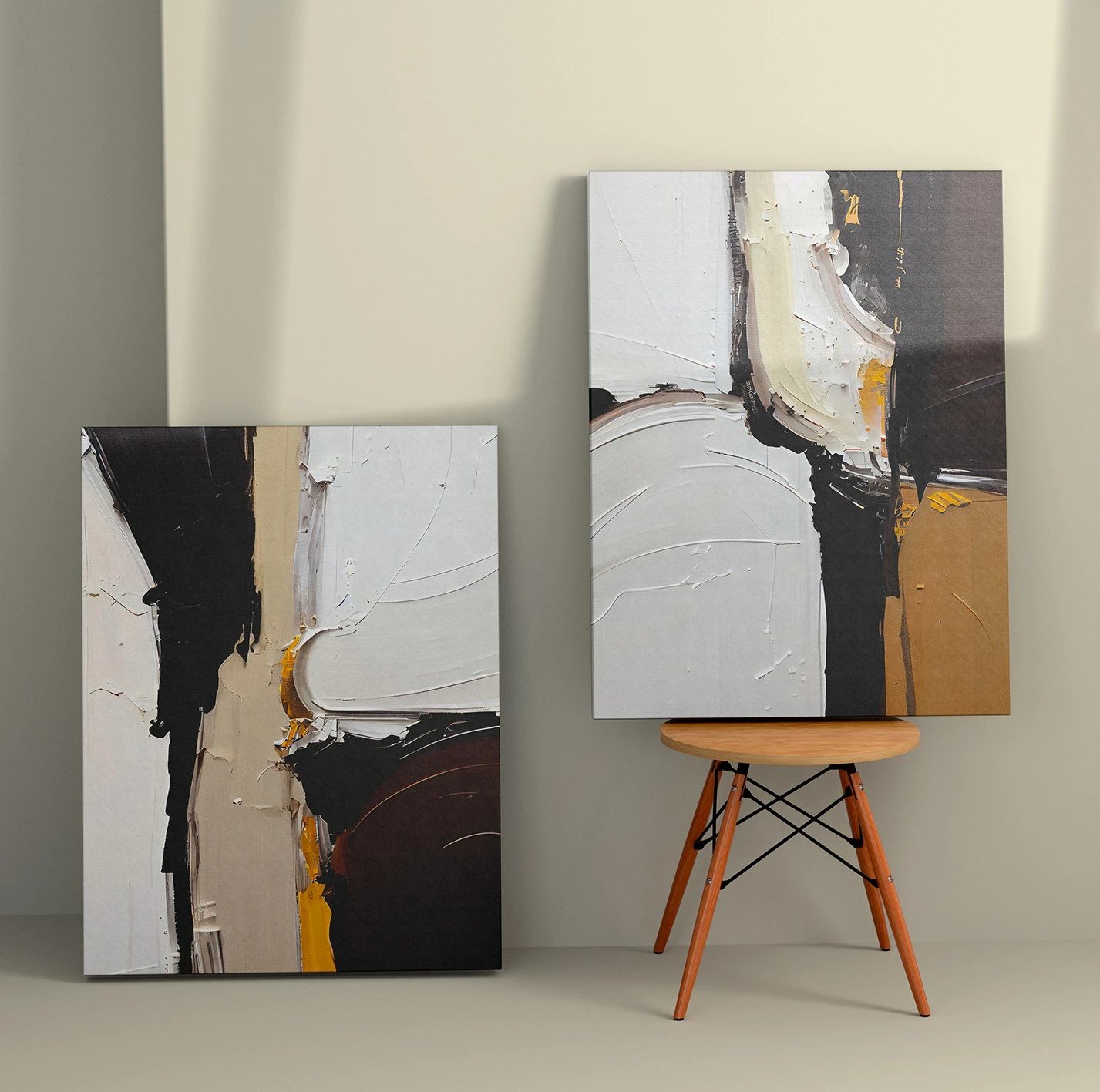 Pikturë dekorative në kanavacë, 2 copë, shumëngjyrëshe, Wallity, 50x70cm