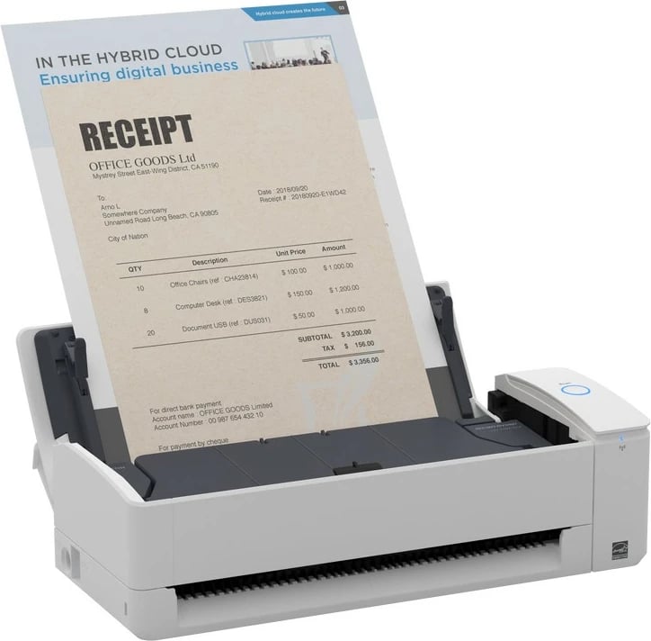 Skaner Ricoh ScanSnap iX1300, 600x600 DPI, Wi-Fi, ADF, i bardhë Skaner Ricoh ScanSnap iX1300, 600x600 DPI, Wi-Fi, ADF, i bardhë