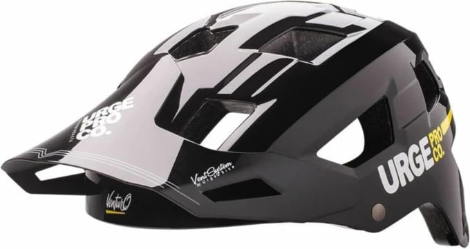 Helmetë biçiklete URGE për të rritur, e zezë