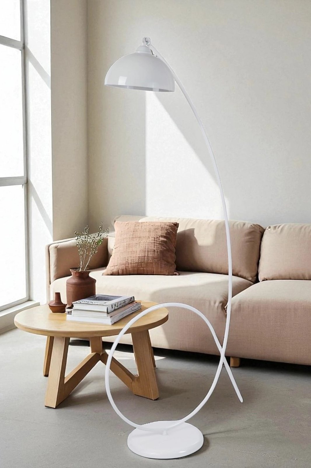 Llambë dyshemeje Opviq, 8967-1, e bardhë