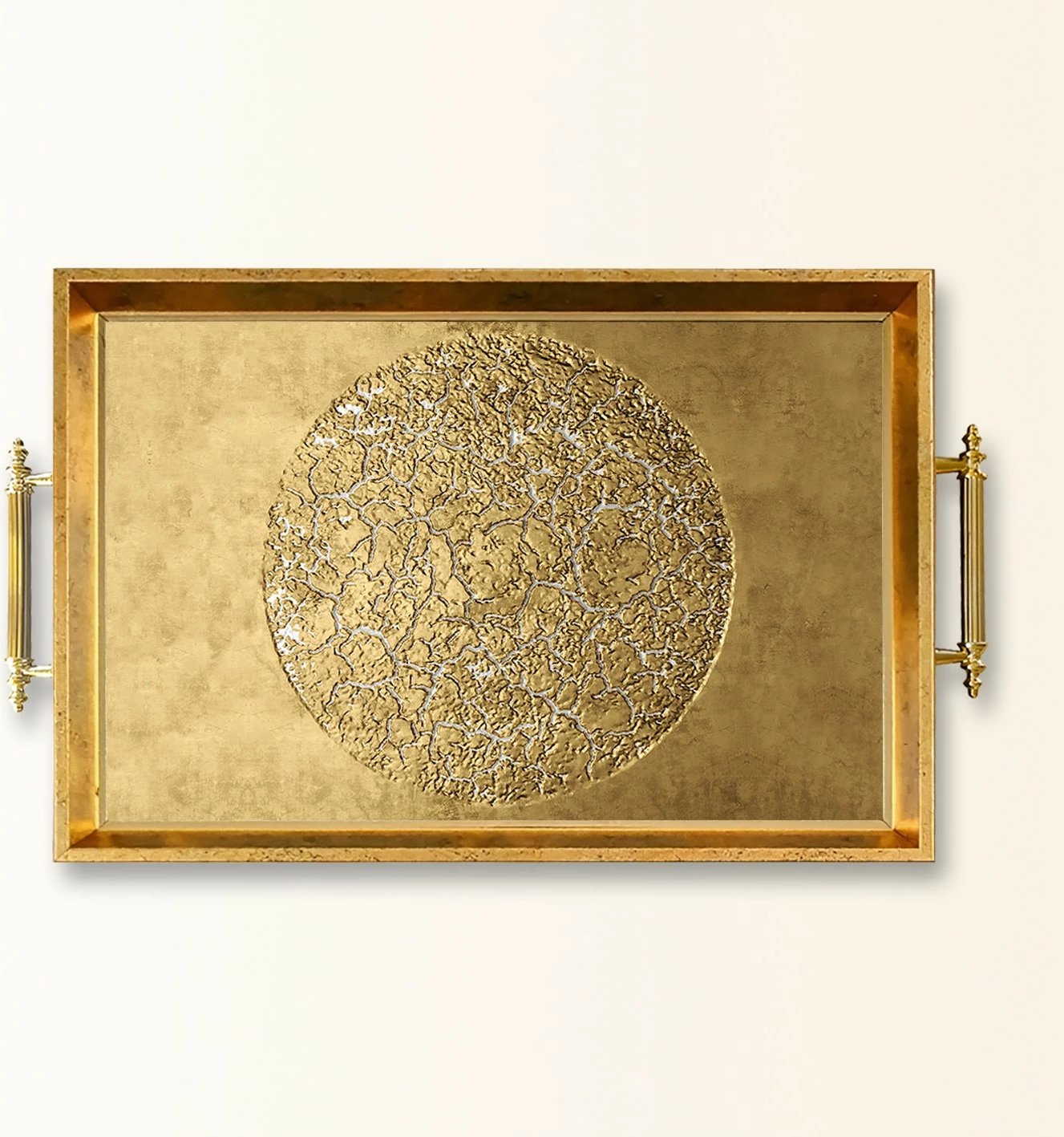 Tabaka dekorative prej qelqi, shumëngjyrëshe, Aberto Design, TPEA9842 Tabaka dekorative prej qelqi, shumëngjyrëshe, Aberto Design, TPEA9842
