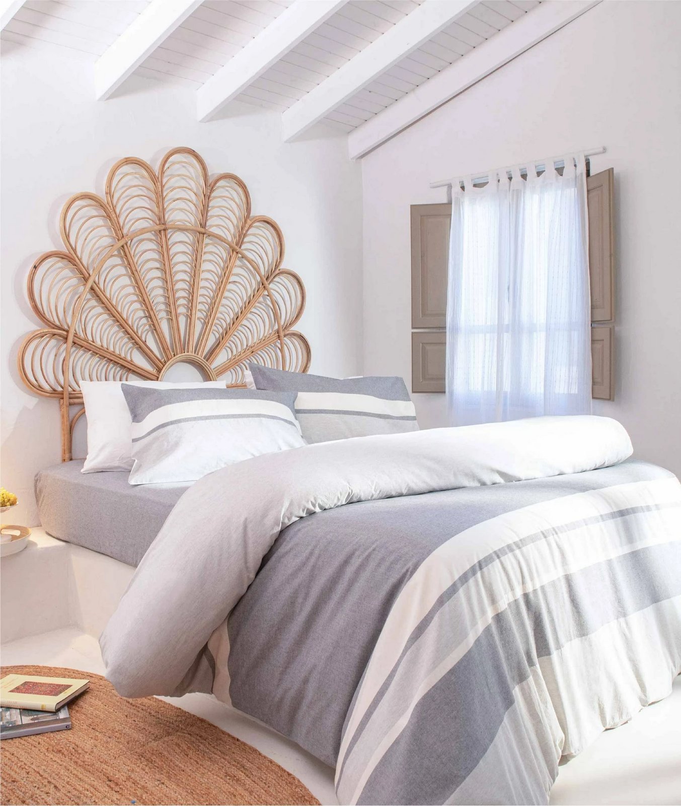 Set mbulesë për jorgan dopio, L'essentiel, Viento, anthracite