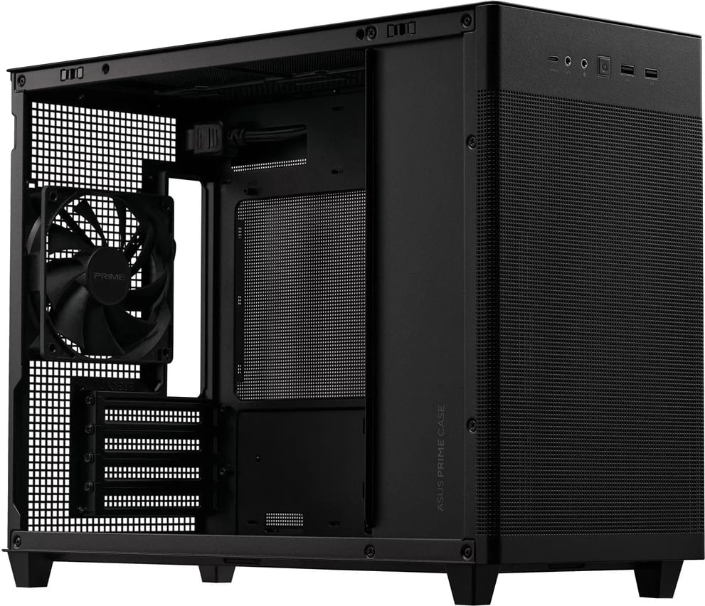 Kasë ASUS AP201 PRIME TG Mini Tower e Zezë Kasë ASUS AP201 PRIME TG Mini Tower e Zezë