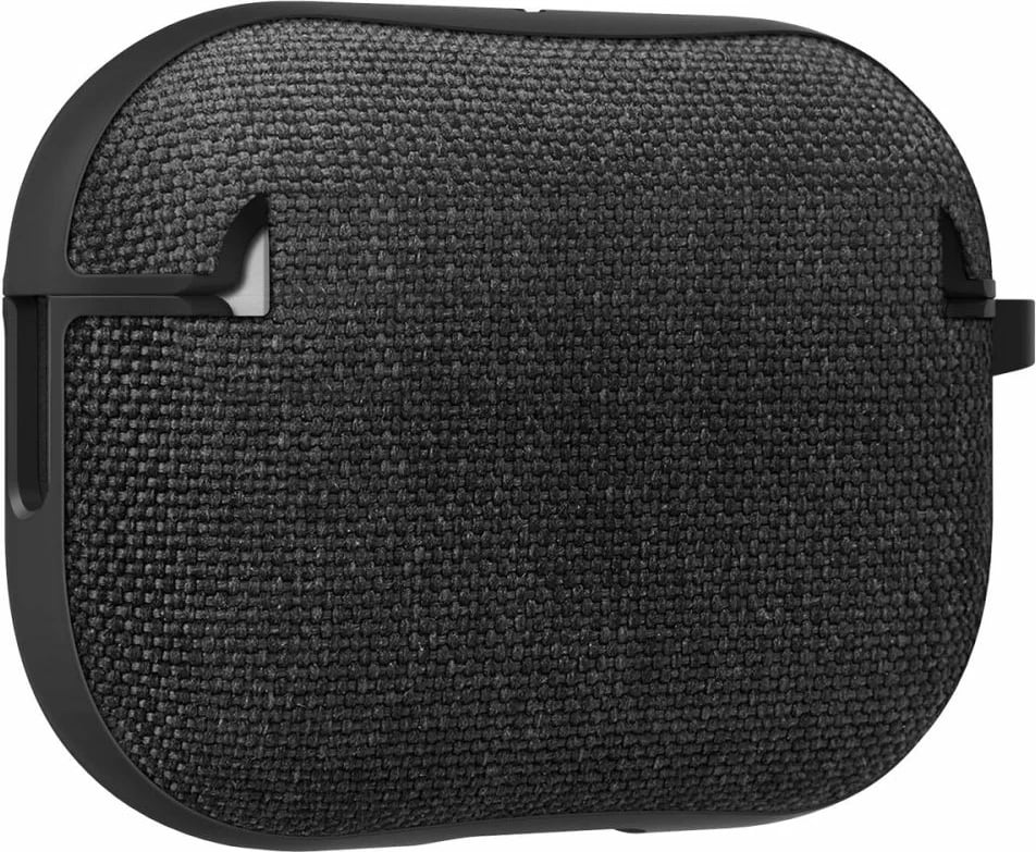 Mbështjellës Spigen Urban Fit për AirPods Pro/Pro 2, me unazë, Zi