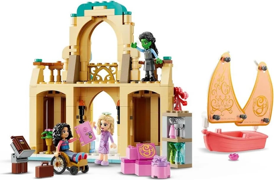 Set LEGO Wicked 75681 Glinda, Elphaba & Nessarose te Shiz University, 304 pjesë