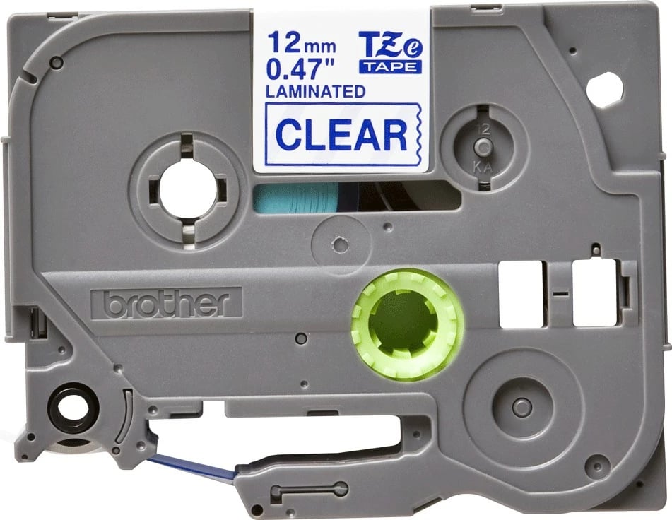 Kasetë etiketuese Brother TZE-133, 12mm, 8m, bardhë/kaltër