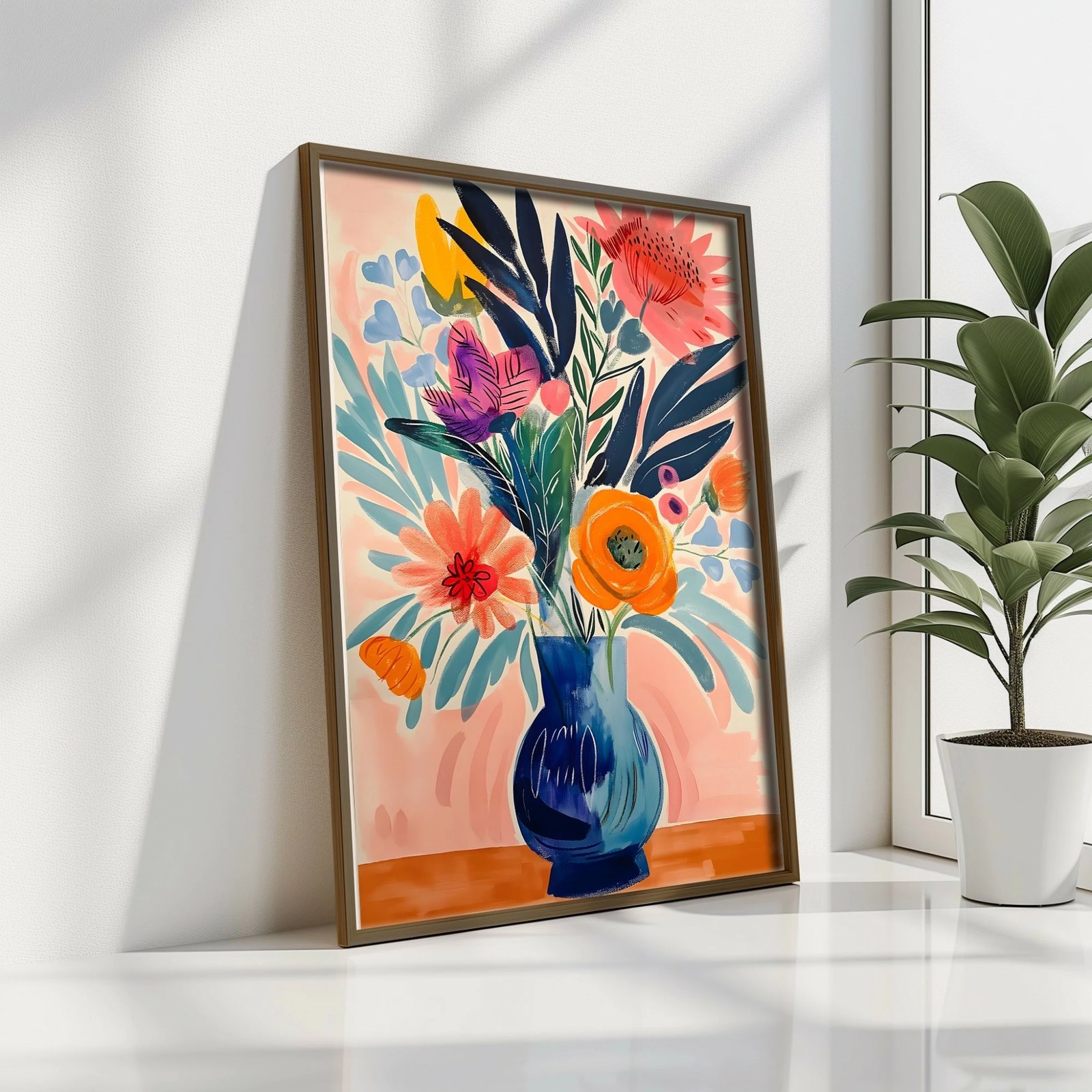 Pikturë dekorative me kornizë MDF, Wallity, GE219-L