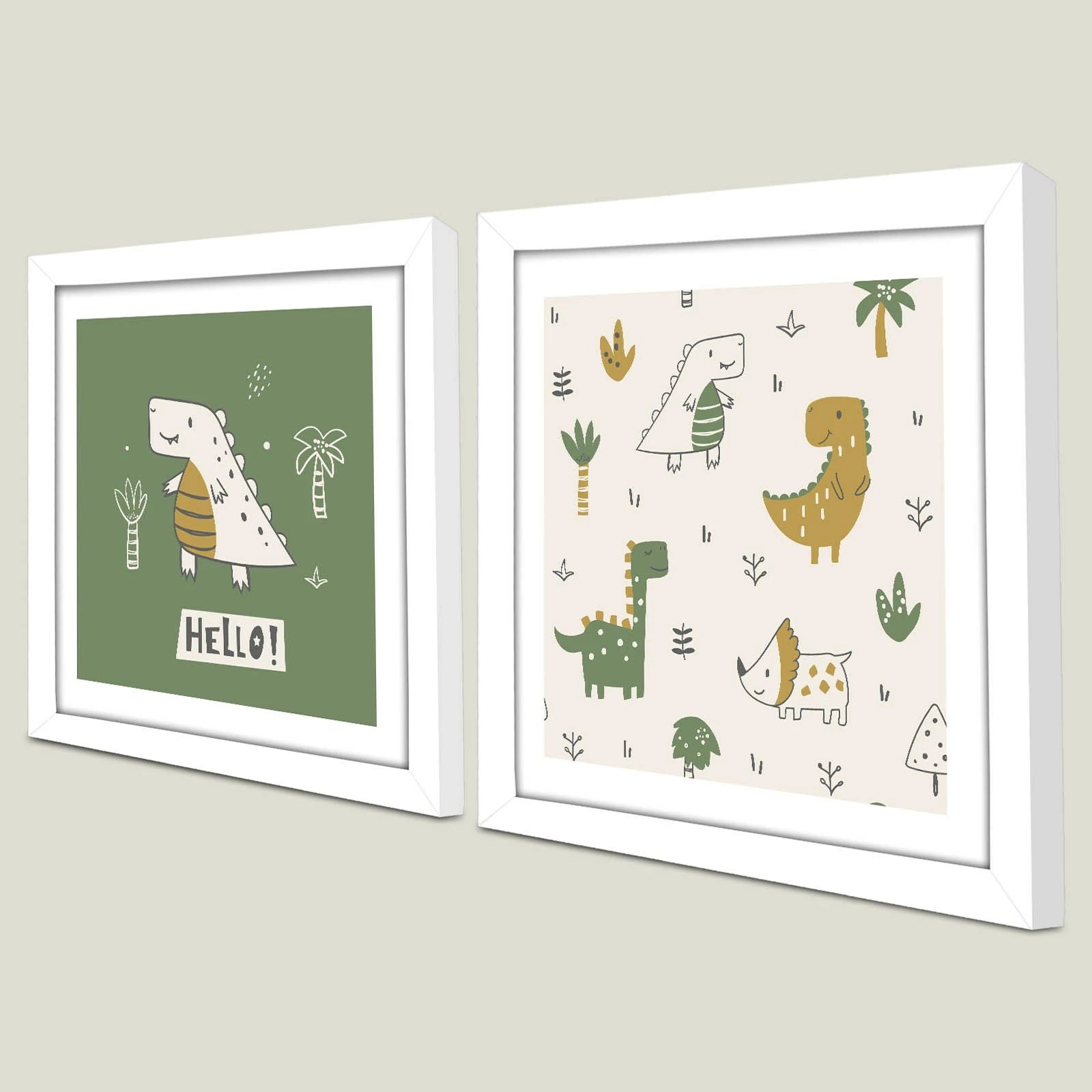 Piktura dekorative me kornizë MDF (2 copë), Wallity, 2P3333BCT-011