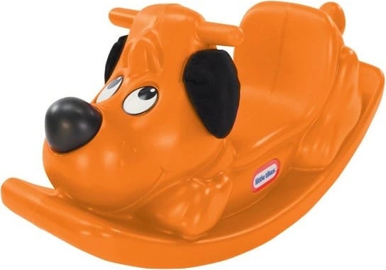 Lodër lëkundëse Little Tikes Rockin' Puppy, portokalli