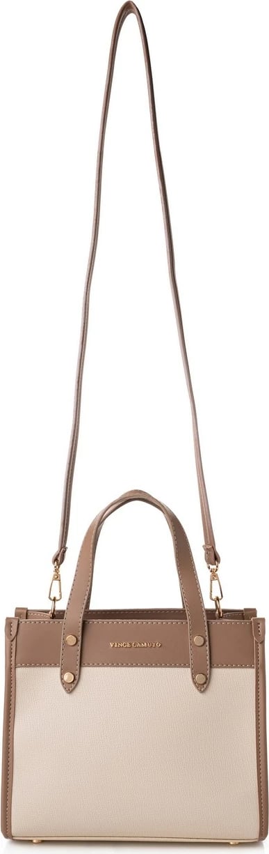 Çantë tote Cortona, ngjyrë krem dhe mink, Vince Camuto