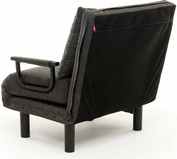 Krevat-karrige një vendës, Atelier del Sofa, Sento Single, gri e errët