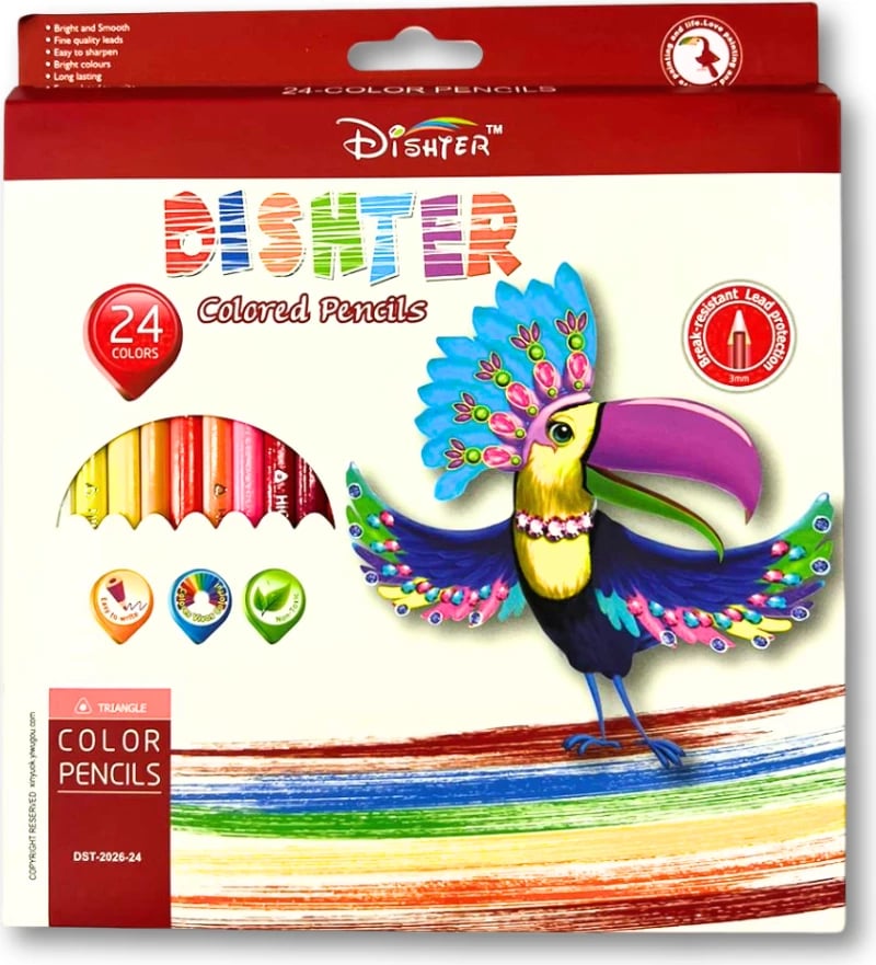 Ngjyra druri ProMaxx, set 24 copë