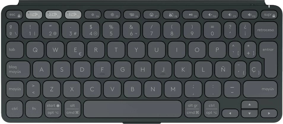 Tastierë Logitech Keys-To-Go 2, Bluetooth, QWERTZ, grafit