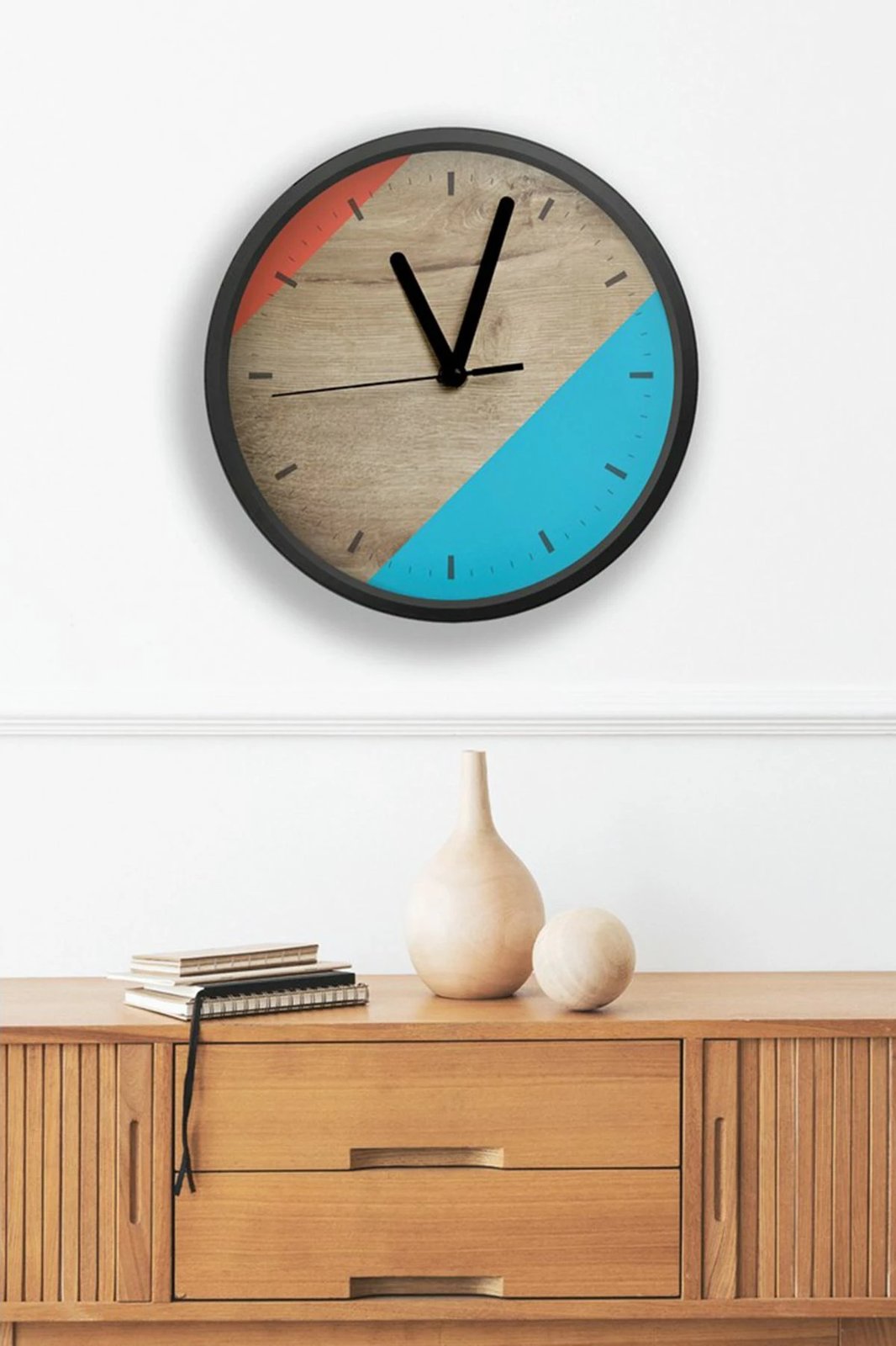 Orë dekorative MDF, shumëngjyrëshe, Wallity, Artavessa3Dclock10