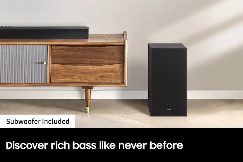 SOUNDBAR-SUBWOOFER SAMSUNG HW-B650/EN | 430W 3.1CH BLUETOOTH WIRELESS DOLBY AUDIO