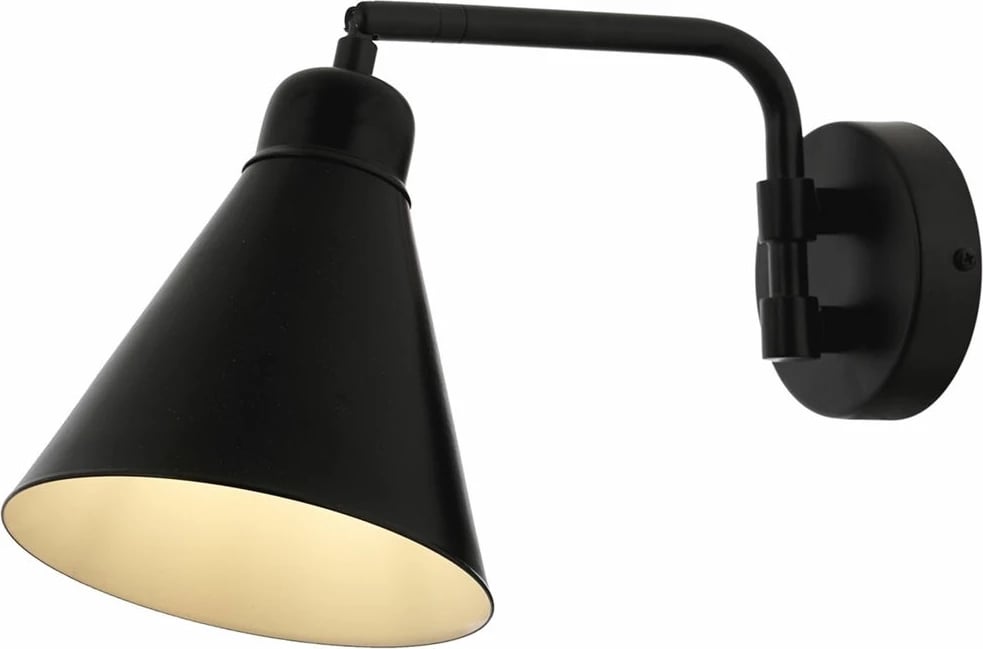 Llambë muri Opviq, AP-62077-02, trup metalik, ngjyrë e zezë