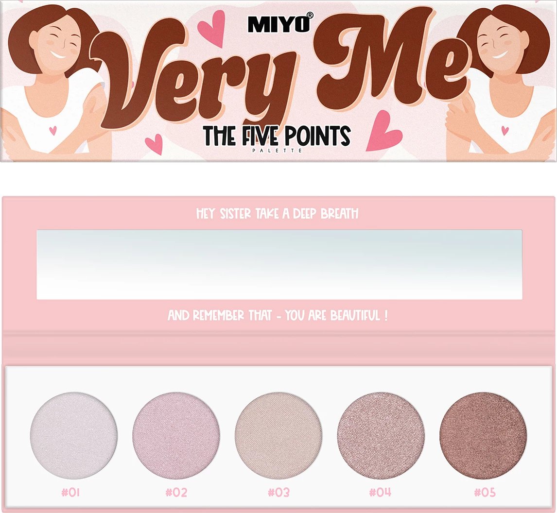 Paletë për sy MIYO The Five Points Palette për femra Very Me 6.5g