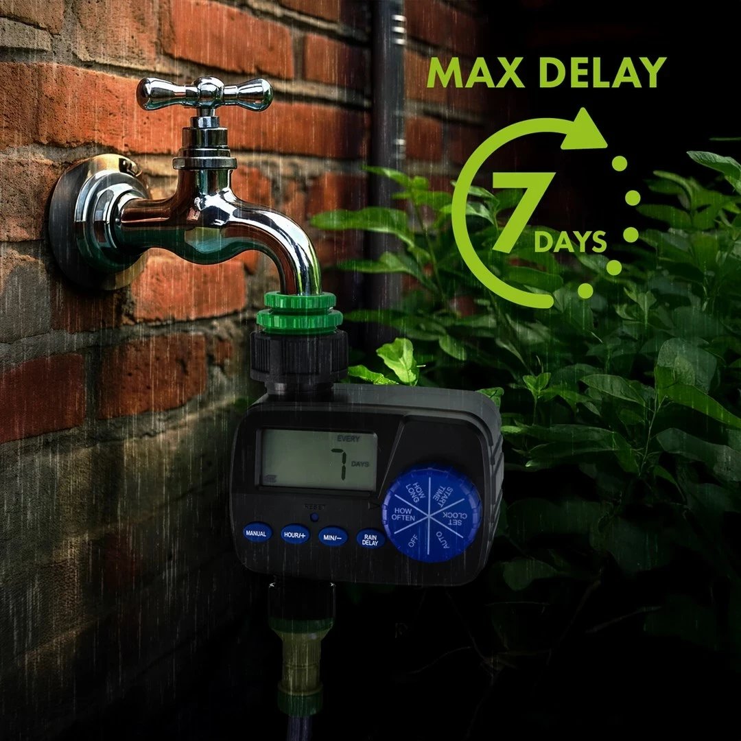 Kontrollues elektronik ujitje GreenBlue GB390, IP55, i zi