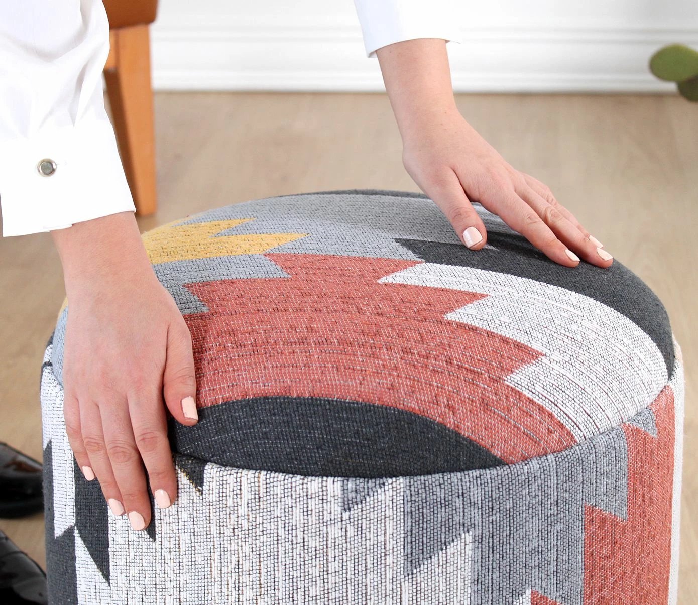 Puf Atelier del Sofa, ngjyrë gri, Ferruz