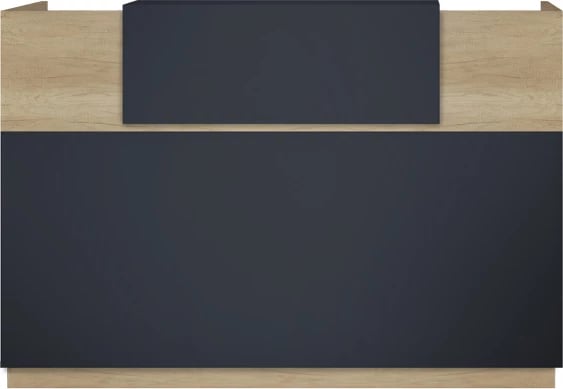 Banak recepsioni Lotus, ngjyrë lisi-antracit, 140x70x110cm