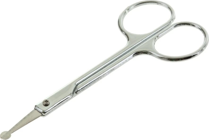 Gërshërë për thonj bebe, Akuku, majë e rrumbullakët, çelik inox