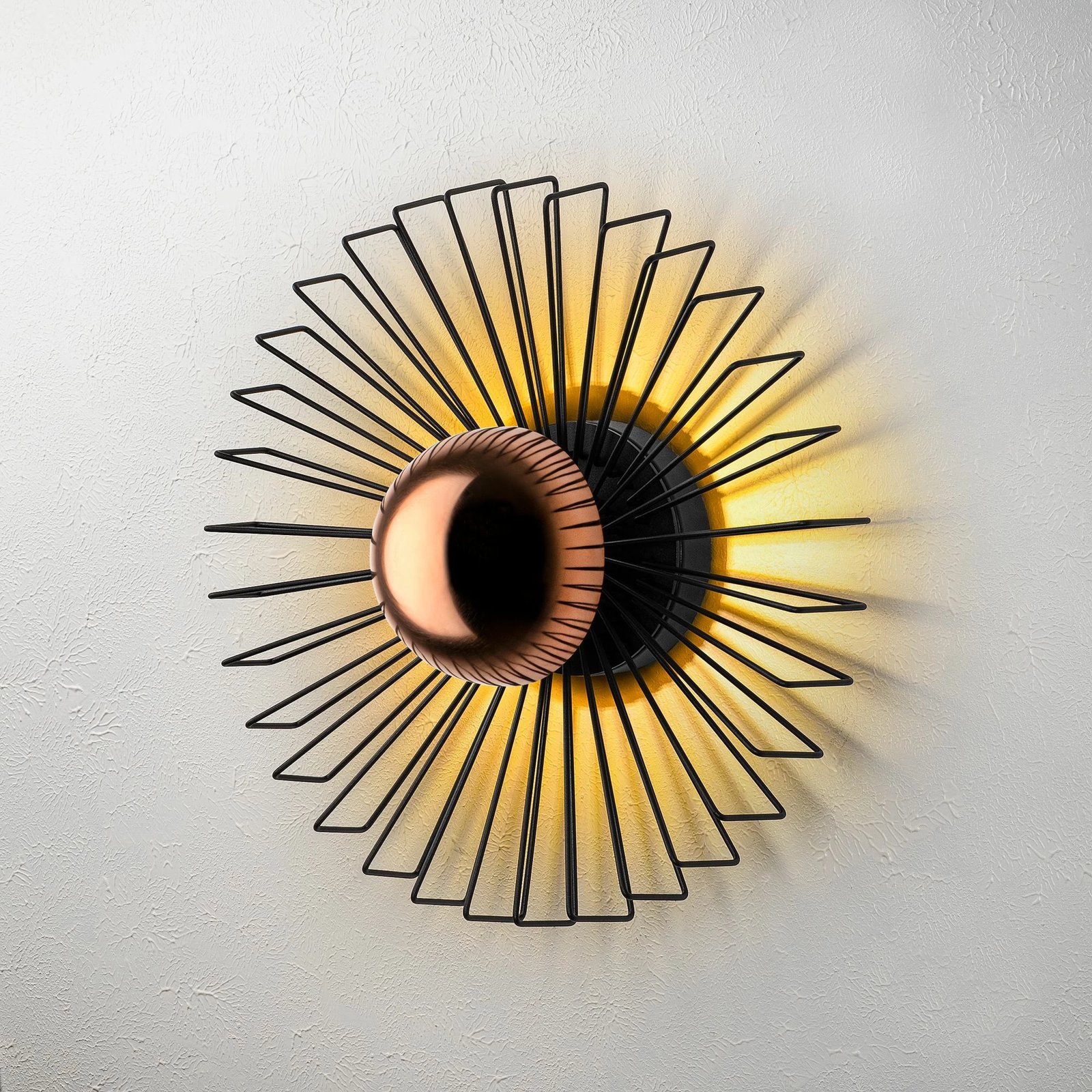 Llambë muri Opviq Kaya - 15230 - M, metalike, e zezë