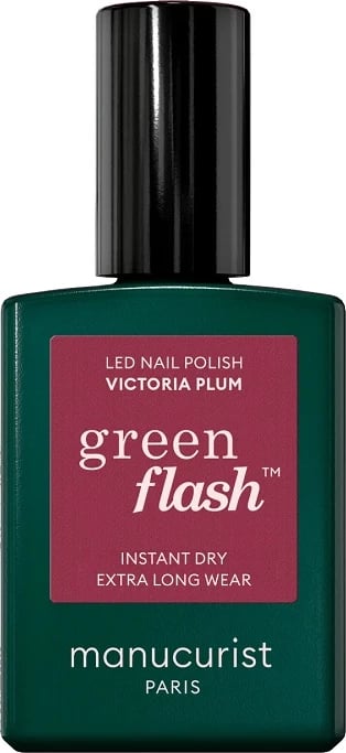 Llak për thonj për femra Manucurist Green Flash Victoria Plum 15ml
