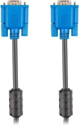 Kabel VGA LANBERG 1.8M, ekranowany ferryt, i zi