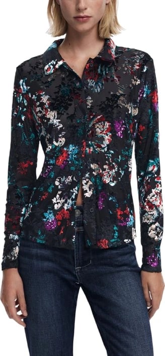 Këmishë Desigual femra, e zezë