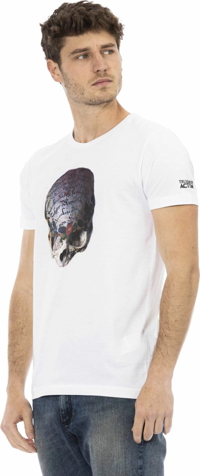 Maicë për meshkuj Trussardi Action, e bardhë