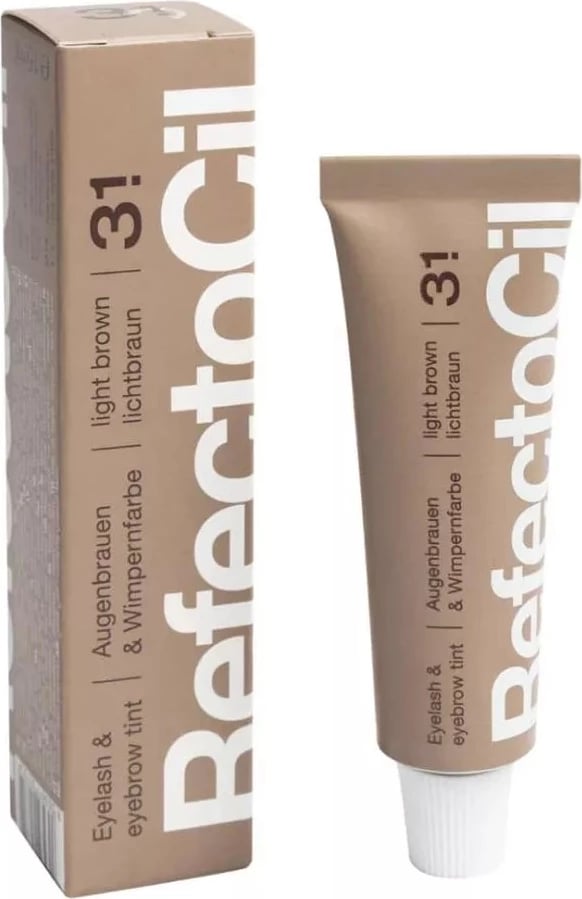 Ngjyrë për vetulla dhe qerpikë Refectocil 3.1 Light Brown për femra 15ml