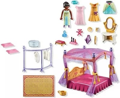 Set lodrash Playmobil Princess Magic 71847, dhomë princeshe me dollap, 57 pjesë