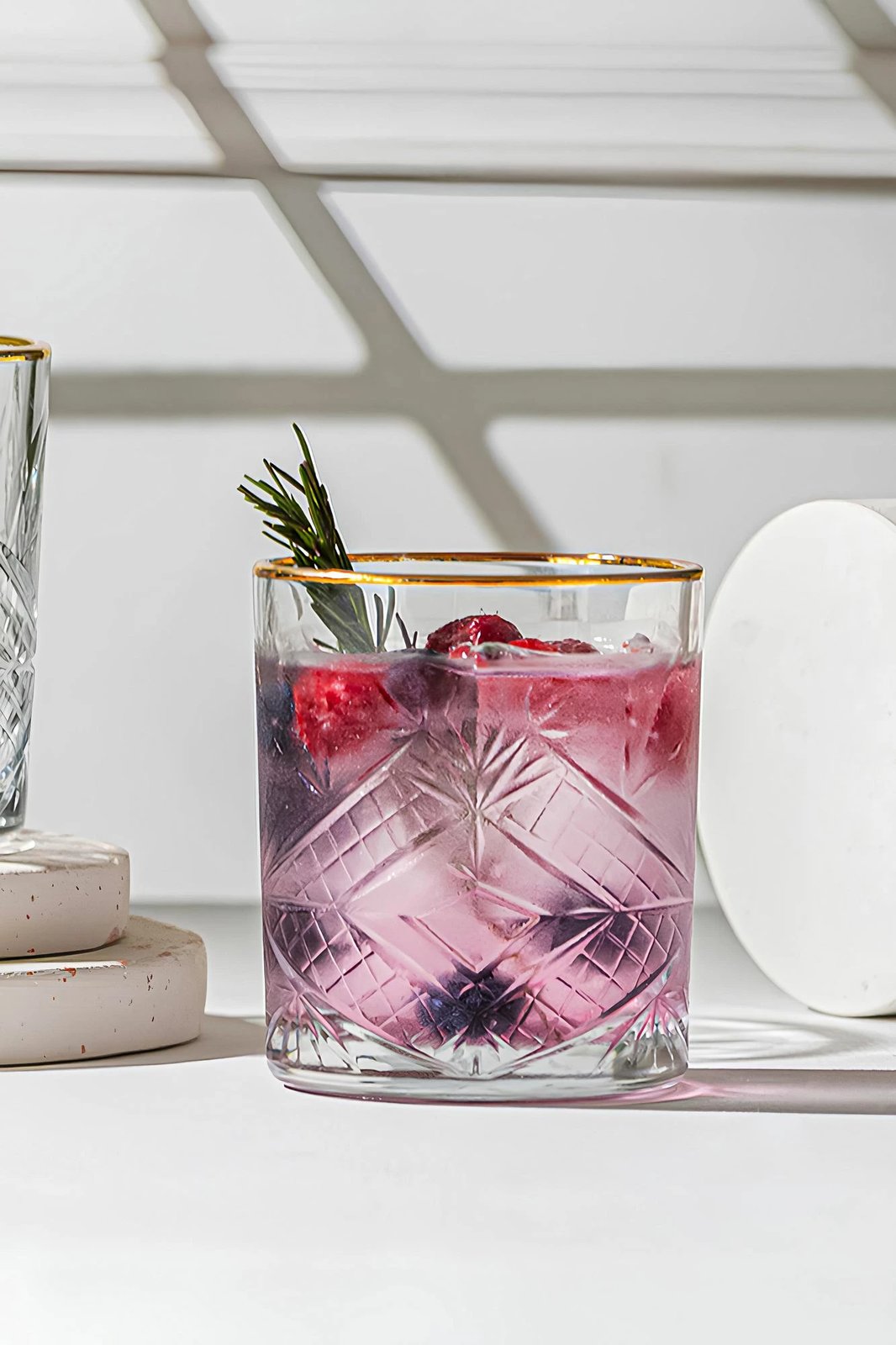 Set gotash (4 copë), Hermia Concept, Lumiere 350, ngjyrë ari, transparent