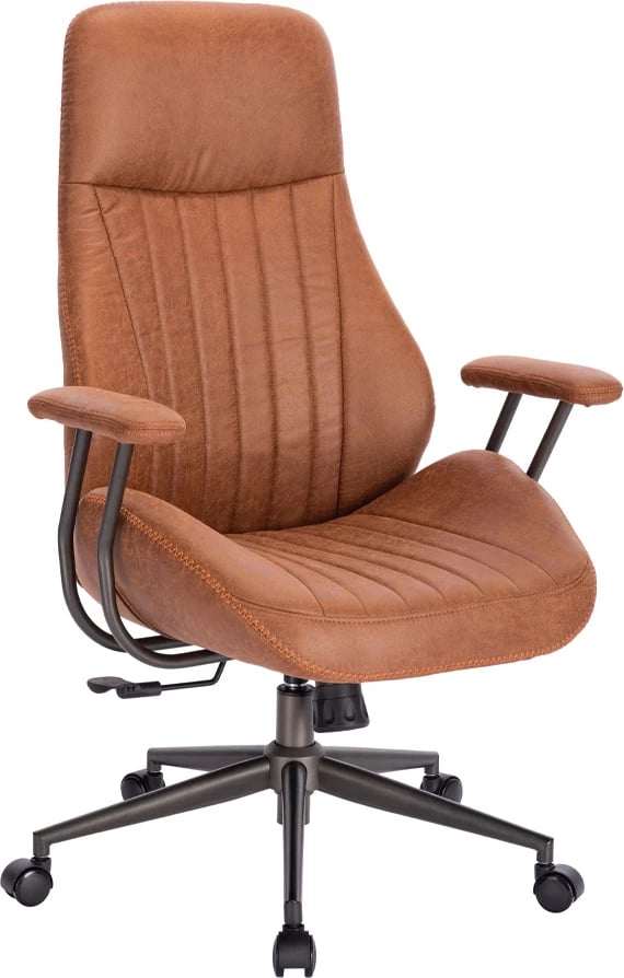 Karrige zyre Class, ngjyrë camel, bazë metalike gunmetal, 71x64.5x119.5