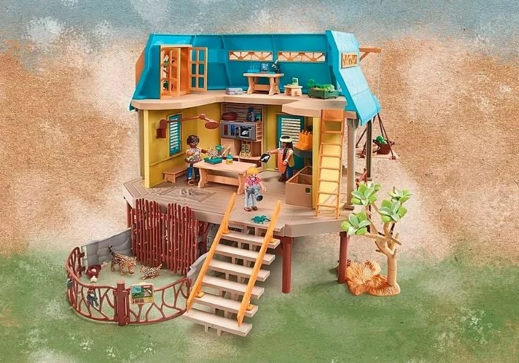 Set lodrash Playmobil Wiltopia Animal Care Center 71007, 347 pjesë