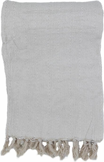 Mbulesë dekorative RASUL, material tekstili, bezhë e çelët, 180x240