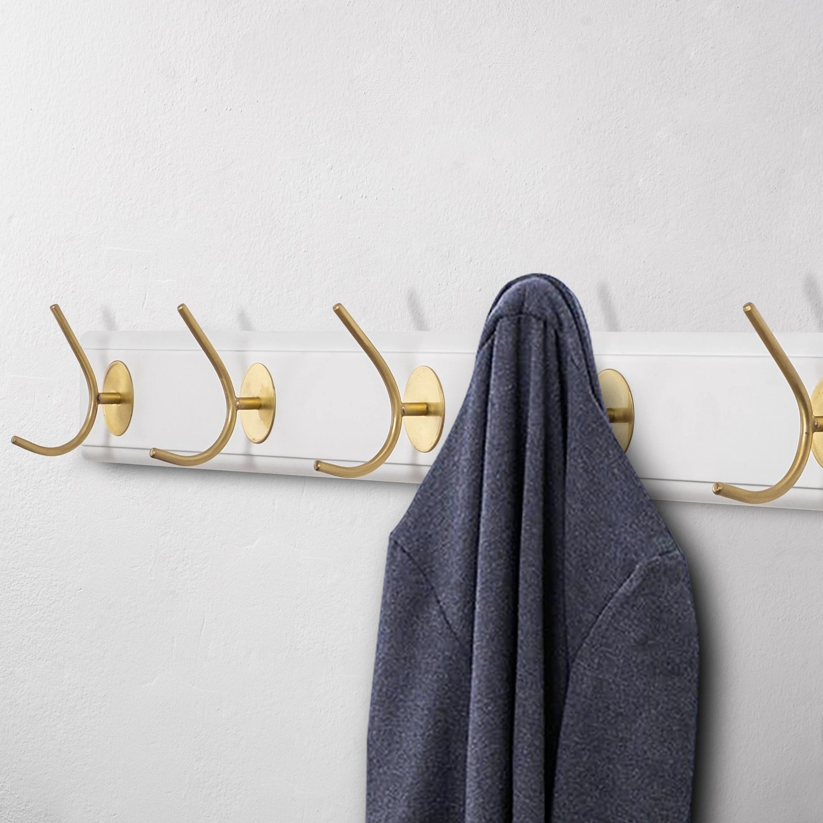 Varëse muri prej druri, ngjyrë e bardhë dhe ari, Skye Decor, ASK-005