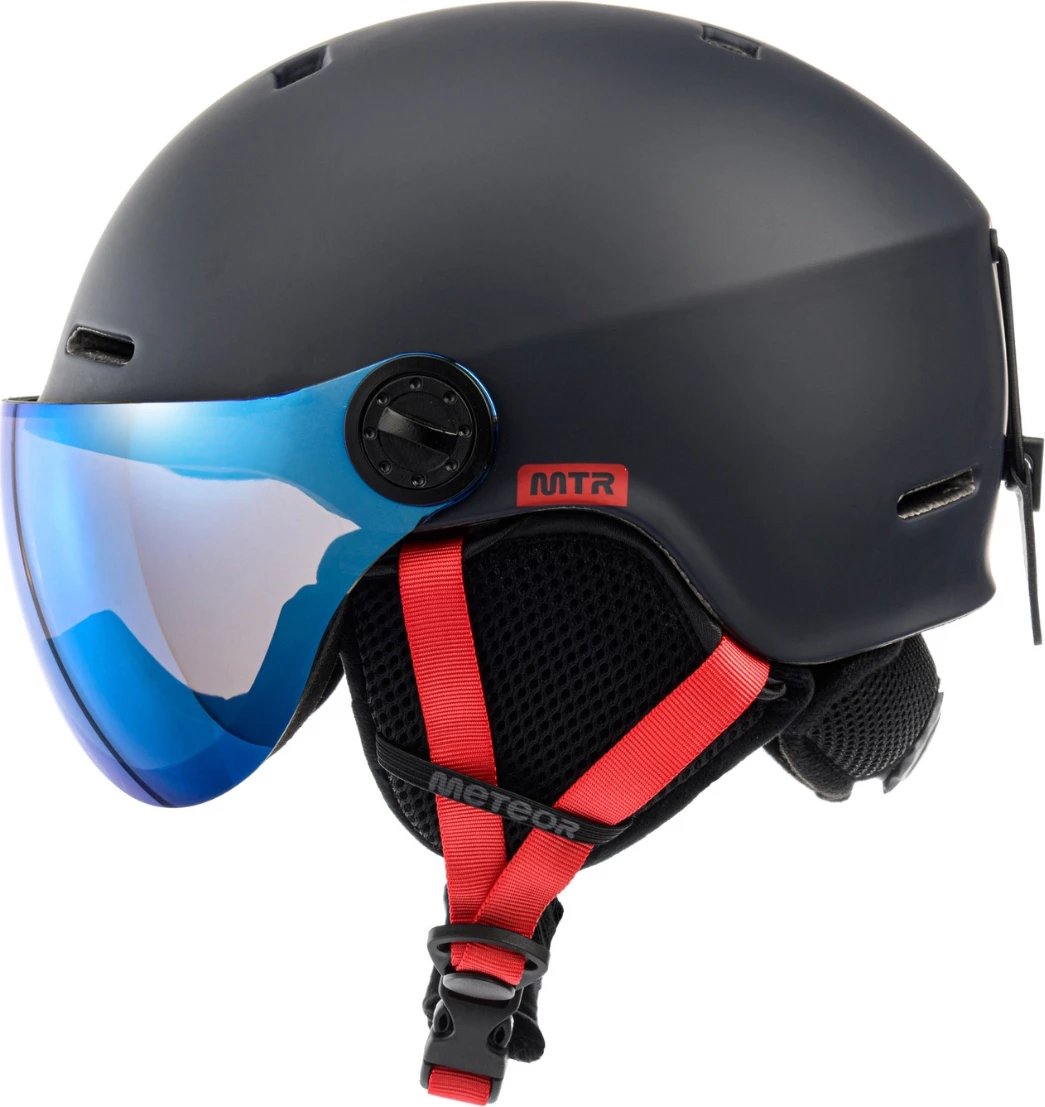 Helmetë skijimi Meteor unisex, navy blue